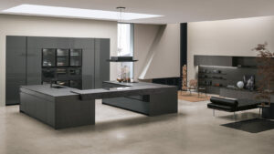 Cucina Stosa Moderna Aliant isola nero
