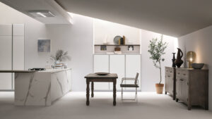 Cucina Stosa Moderna Aliant penisola bianca